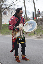 Native American Drummer